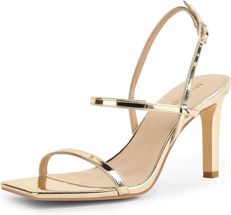 Modatope Womens Sandals Open Toe Strappy Sandals Ankle Strap High Heel Sandals for Women