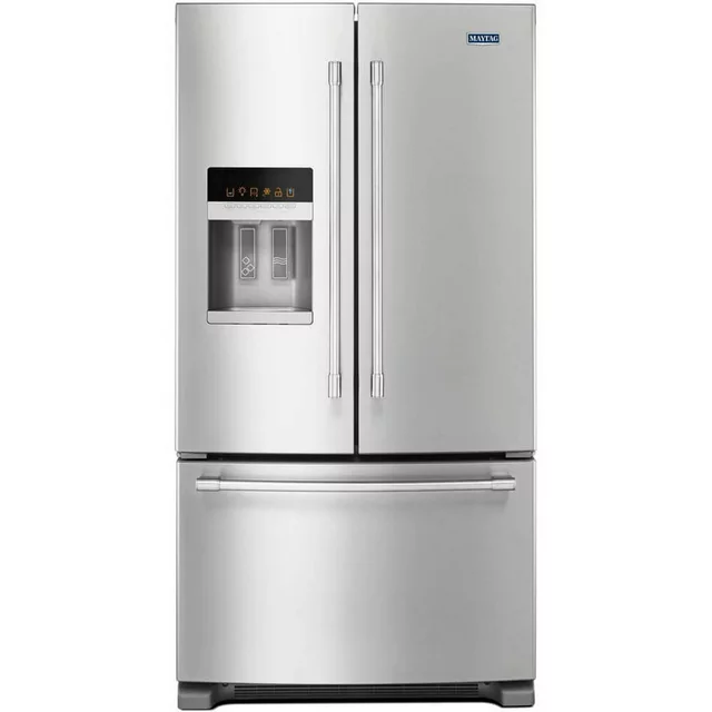 Maytag Mfi2570fez 36" Wide 25 Cu. Ft. French Door Refrigerator - Stainless Steel
