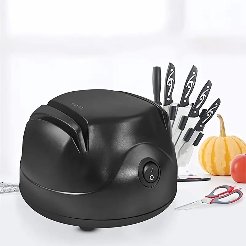 2-Stage 3-in-1 Electric Knife Sharpener,45W, Retractable Cord,Great For Knives, Scissors, Screwdrivers